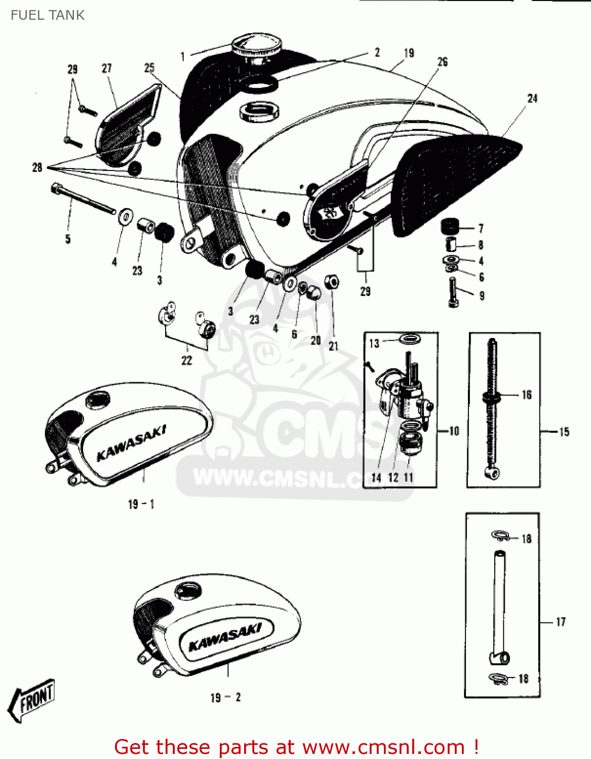 FUEL TANK F3 BUSHWACKER 1970 AR USA