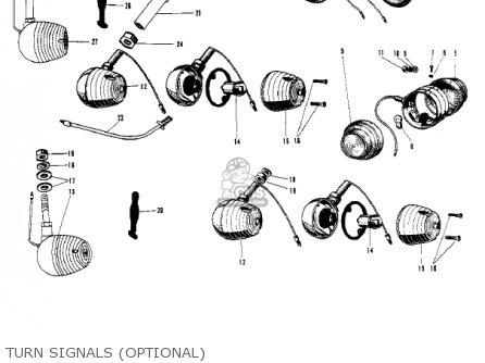 TURN SIGNALS (OPTIONAL) - F3 BUSHWACKER 1970 AR USA