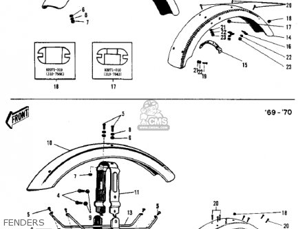 FENDERS - F3 BUSHWACKER 1970 AR USA