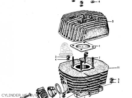 CYLINDER HEAD/CYLINDER - F3 BUSHWACKER 1970 AR USA