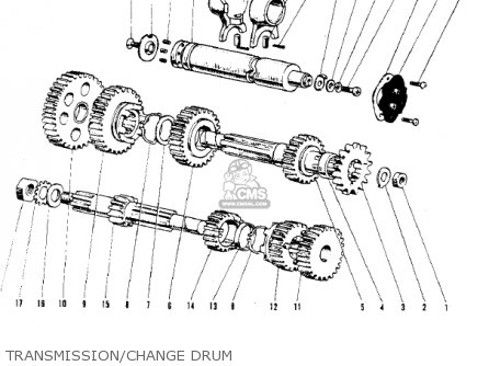 TRANSMISSION/CHANGE DRUM - F3 BUSHWACKER 1970 AR USA