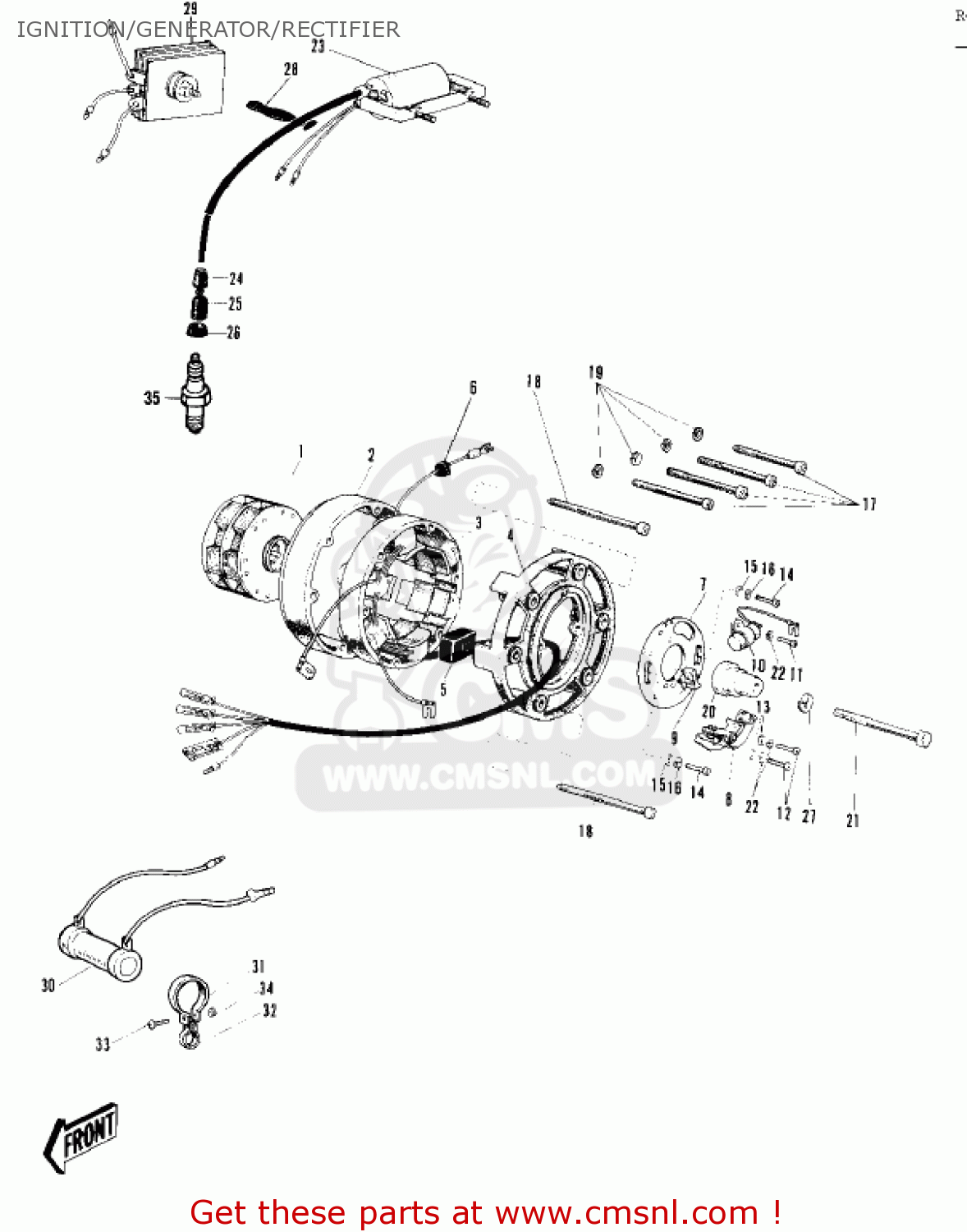 IGNITION/GENERATOR/RECTIFIER F4 SIDEWINDER 1968 USA
