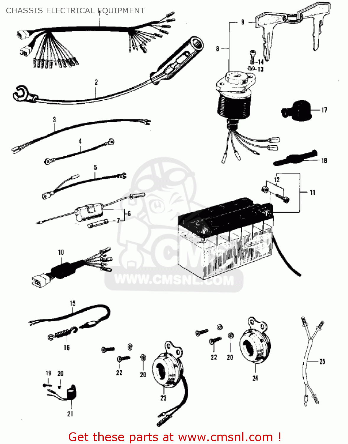 CHASSIS ELECTRICAL EQUIPMENT F4 SIDEWINDER 1968 USA