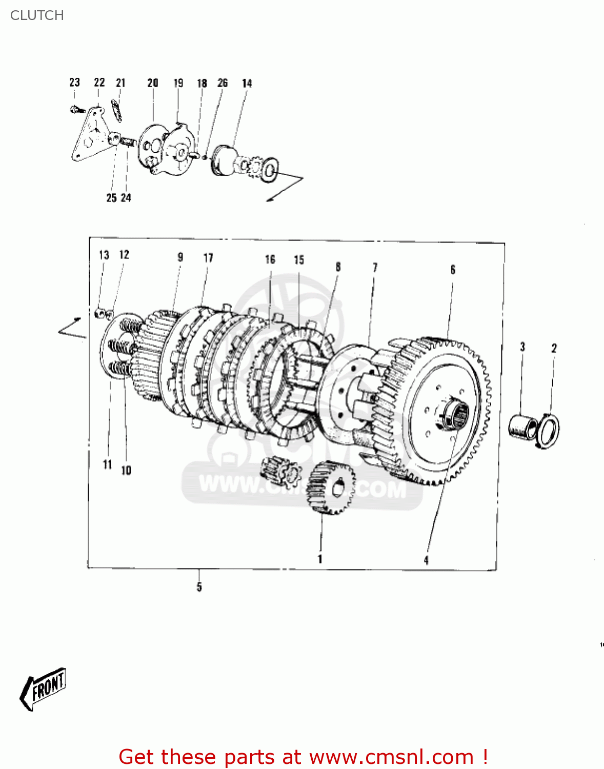 CLUTCH F4 SIDEWINDER 1968 USA