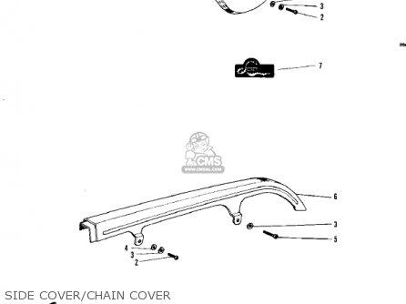 SIDE COVER/CHAIN COVER - F4 SIDEWINDER 1968 USA