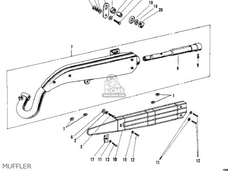 MUFFLER - F4 SIDEWINDER 1968 USA