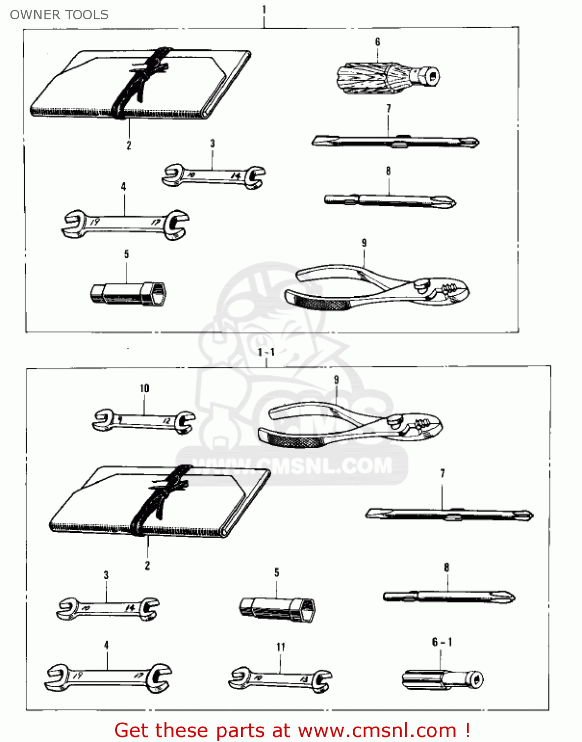 OWNER TOOLS F4 SIDEWINDER 1969 USA