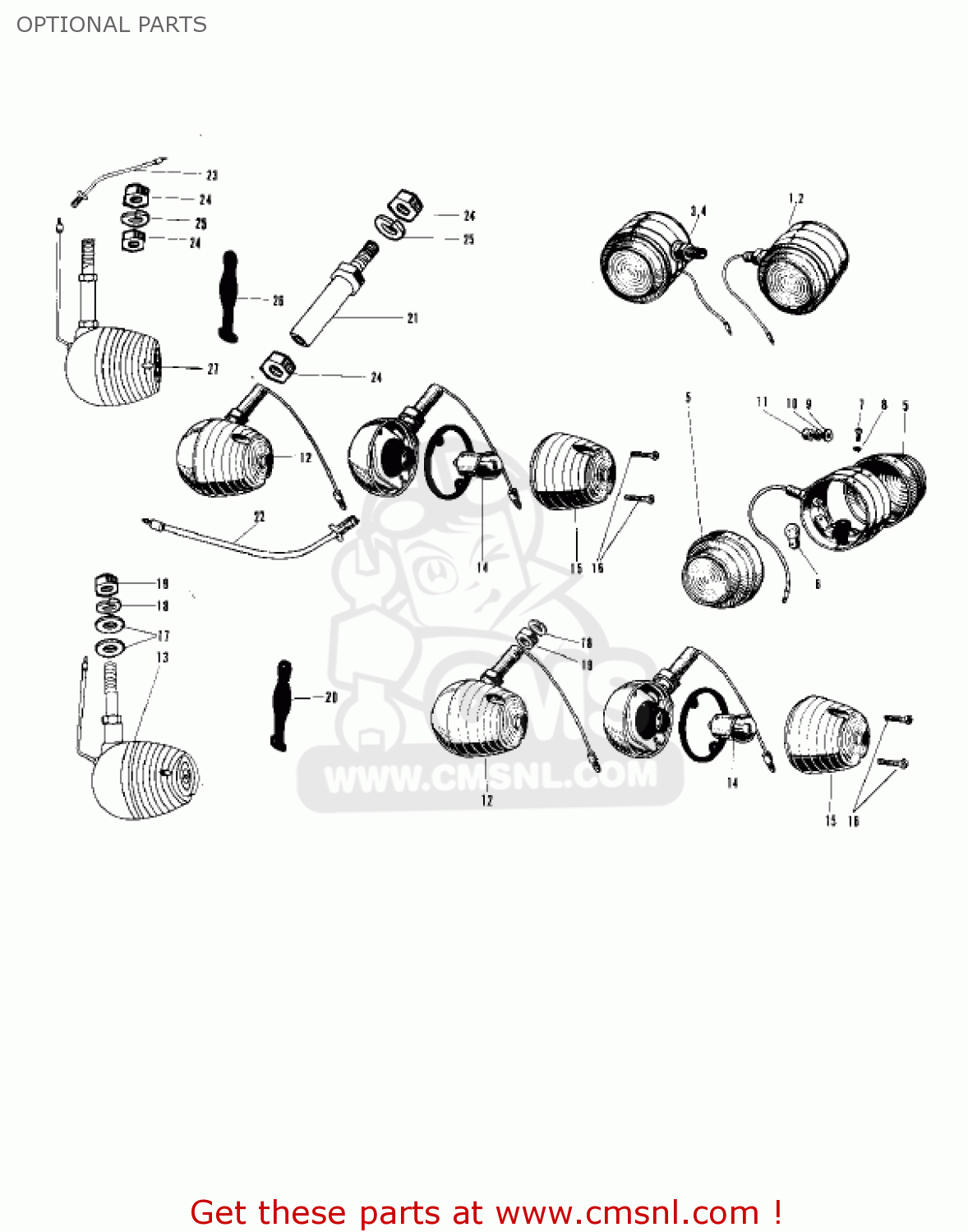 OPTIONAL PARTS F4 SIDEWINDER 1969 USA