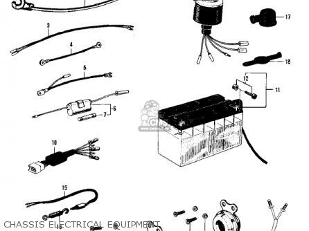 CHASSIS ELECTRICAL EQUIPMENT - F4 SIDEWINDER 1969 USA
