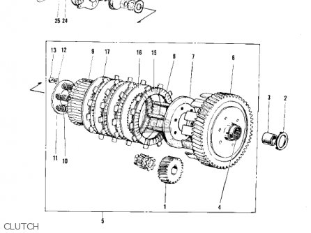 Kawasaki F4 Sidewinder 1970 Usa Parts Lists And Schematics