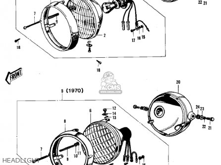 HEADLIGHT - F4 SIDEWINDER 1970 USA