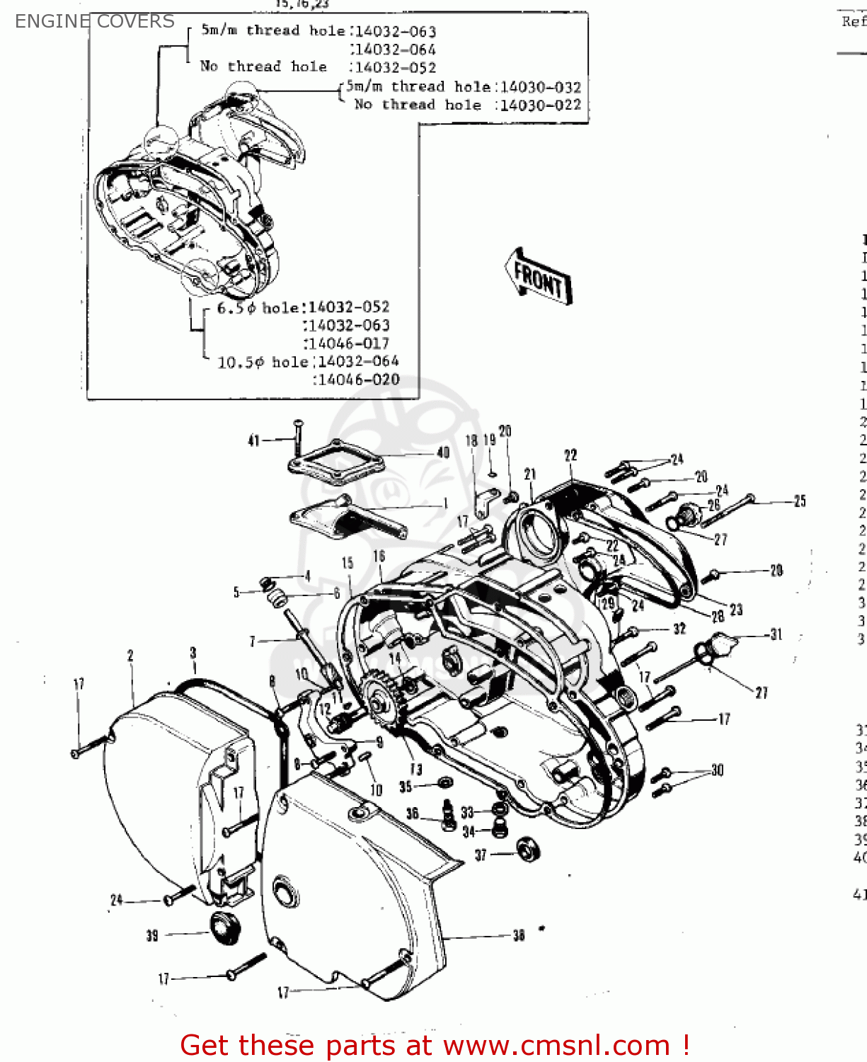 ENGINE COVERS F5 BIG HORN 1970 USA