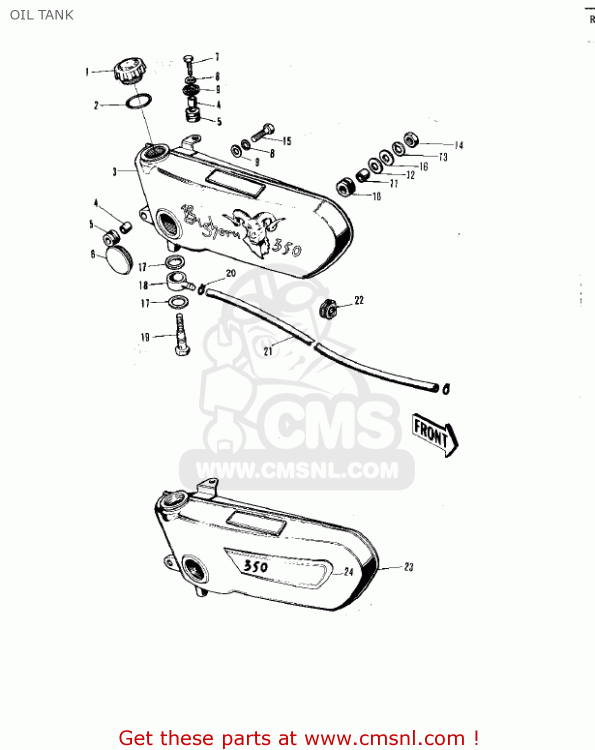 OIL TANK F5 BIG HORN 1970 USA