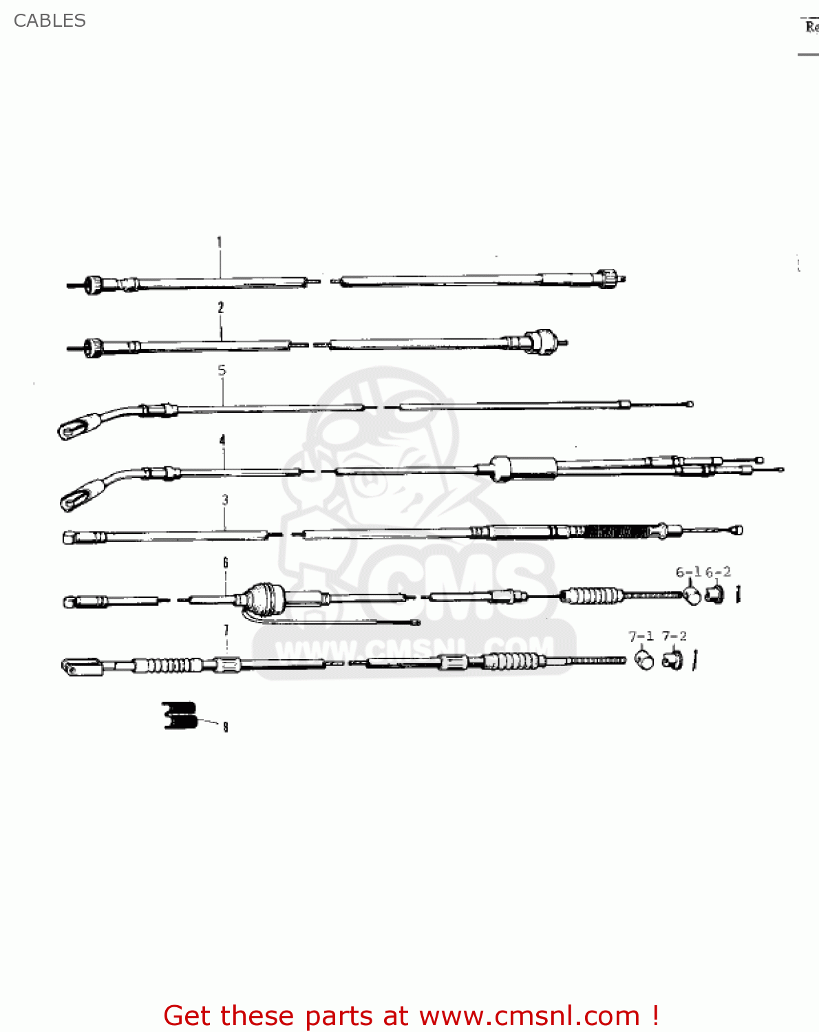 CABLES F5 BIG HORN 1970 USA
