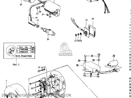 IGNITION/GENERATOR/REGULATOR - F5 BIG HORN 1970 USA