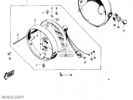 HEADLIGHT - F5 BIG HORN 1970 USA