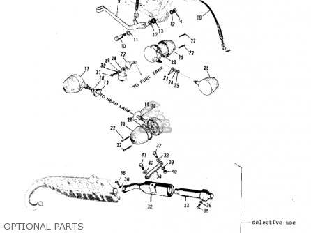 OPTIONAL PARTS - F5 BIG HORN 1970 USA