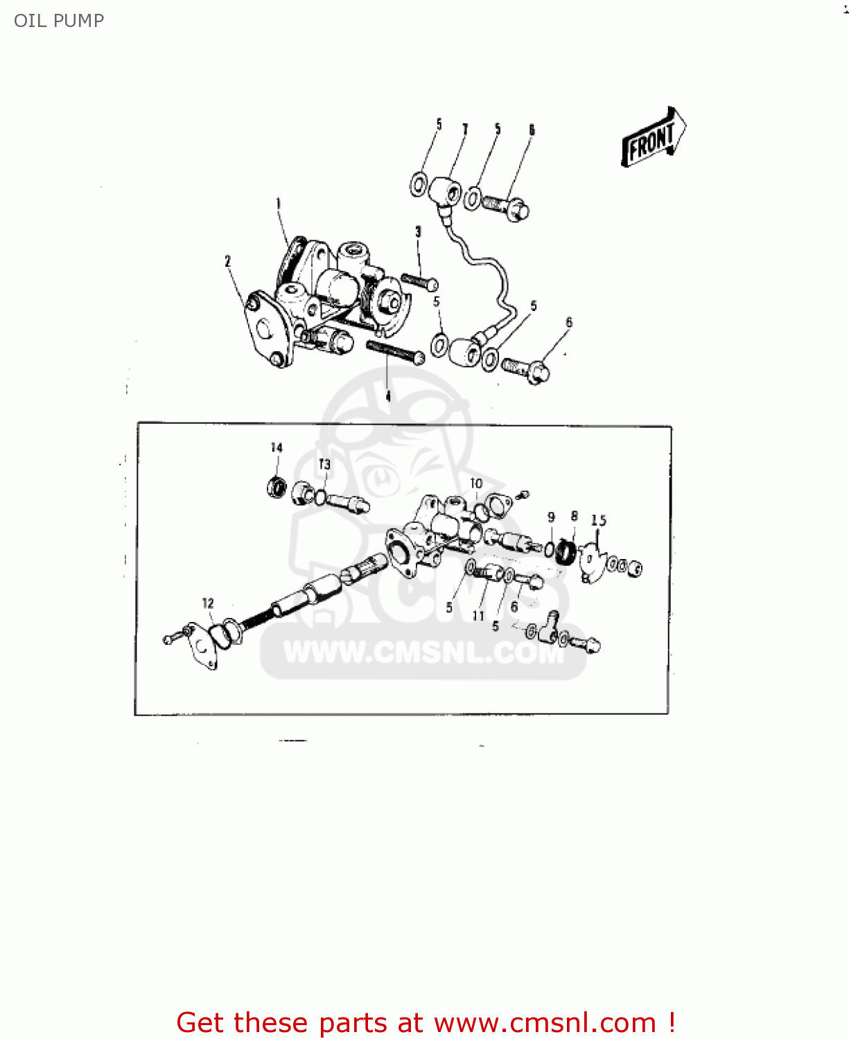 OIL PUMP F5A 1971 USA