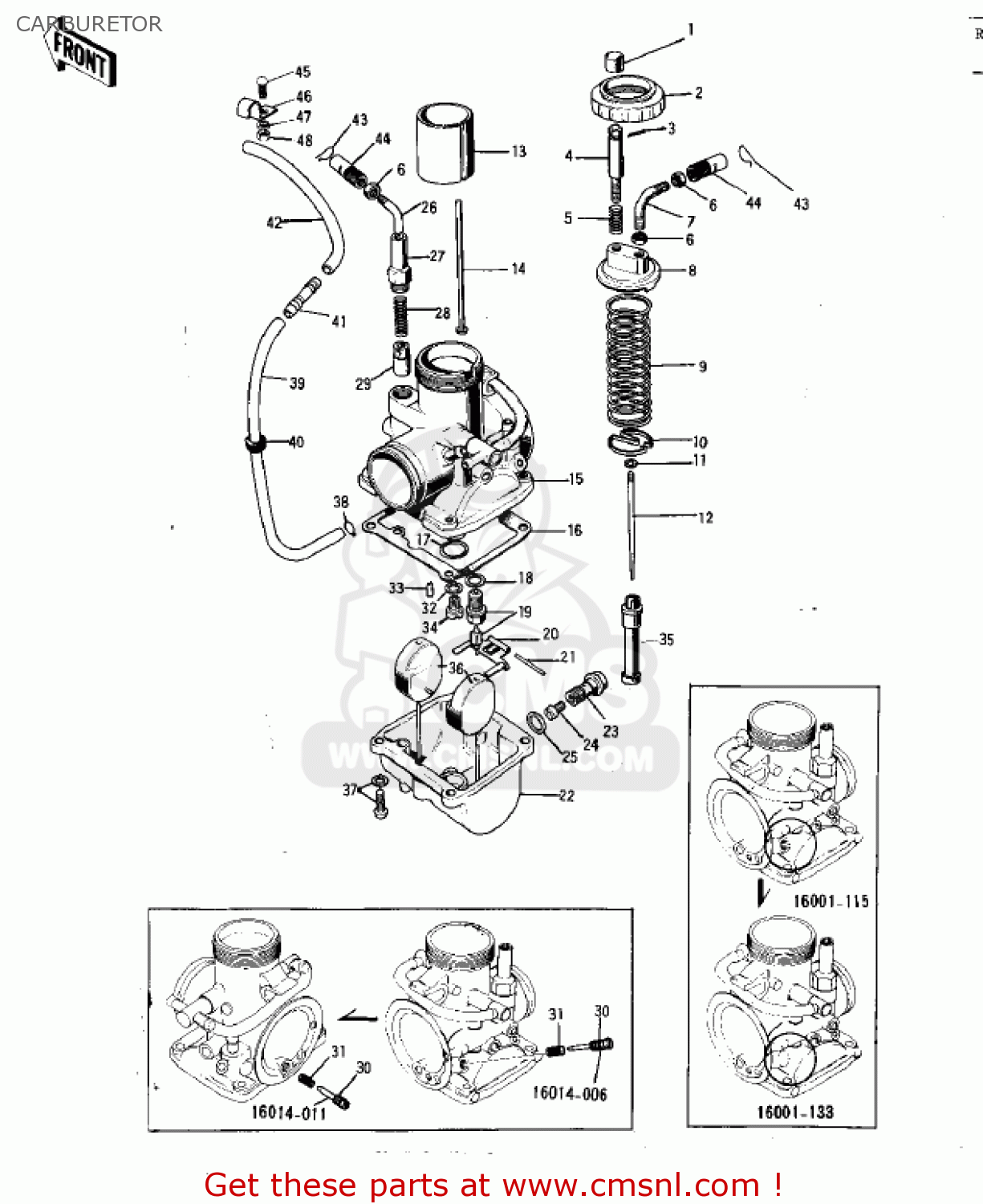 CARBURETOR F5A 1971 USA