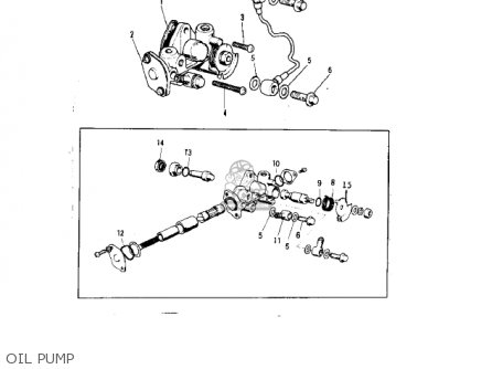 OIL PUMP - F5A 1971 USA
