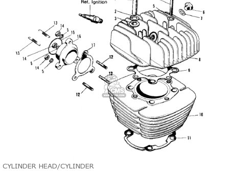 CYLINDER HEAD/CYLINDER - F5A 1971 USA
