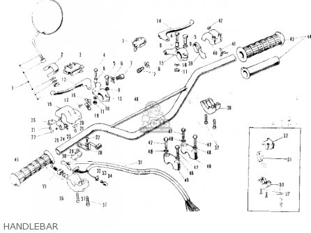 HANDLEBAR - F5A 1971 USA