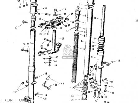 FRONT FORK - F5A 1971 USA