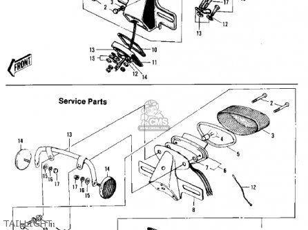 TAILLIGHT - F5A 1971 USA