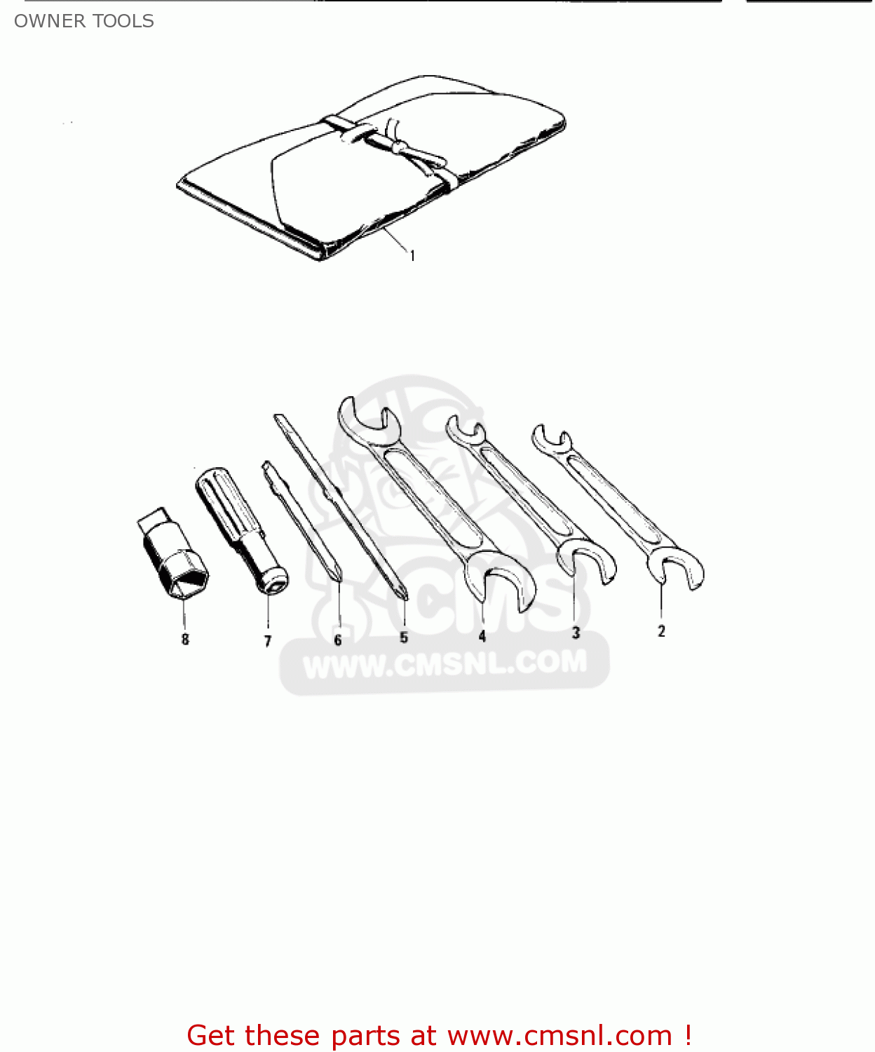 OWNER TOOLS F6 1971 USA CANADA