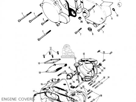 ENGINE COVERS - F6 1971 USA CANADA