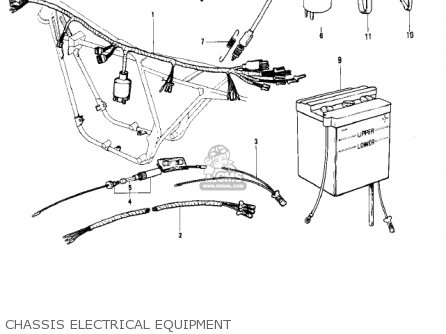 CHASSIS ELECTRICAL EQUIPMENT - F6 1971 USA CANADA
