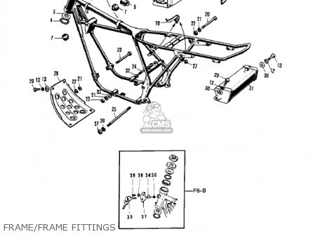 FRAME/FRAME FITTINGS - F6 1971 USA CANADA