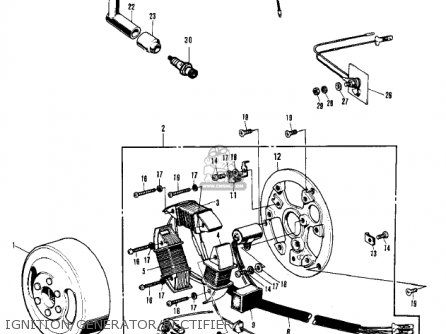 IGNITION/GENERATOR/RECTIFIER - F6A 1972 USA CANADA