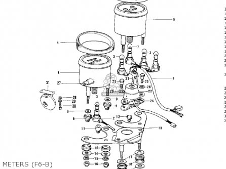 METERS (F6-B) - F6A 1972 USA CANADA