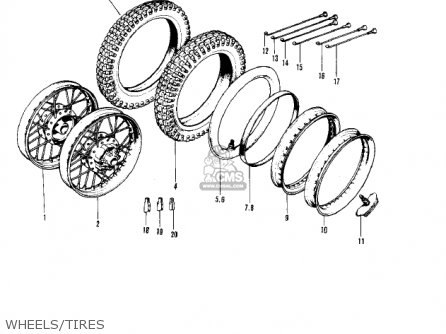 WHEELS/TIRES - F6A 1972 USA CANADA