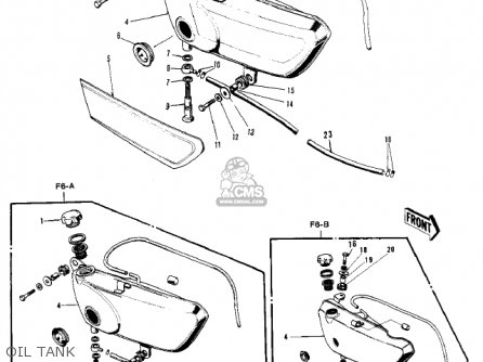 OIL TANK - F6A 1972 USA CANADA