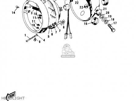 HEADLIGHT - F6B 1973 USA CANADA