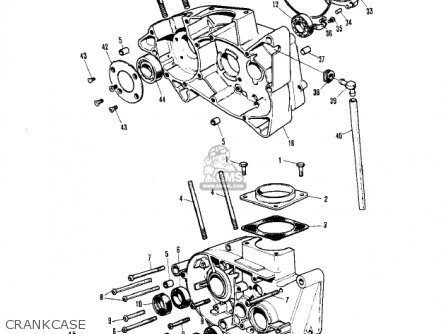 CRANKCASE - F6B 1973 USA CANADA