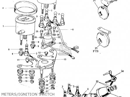 Kawasaki F7 1971 USA parts lists and schematics