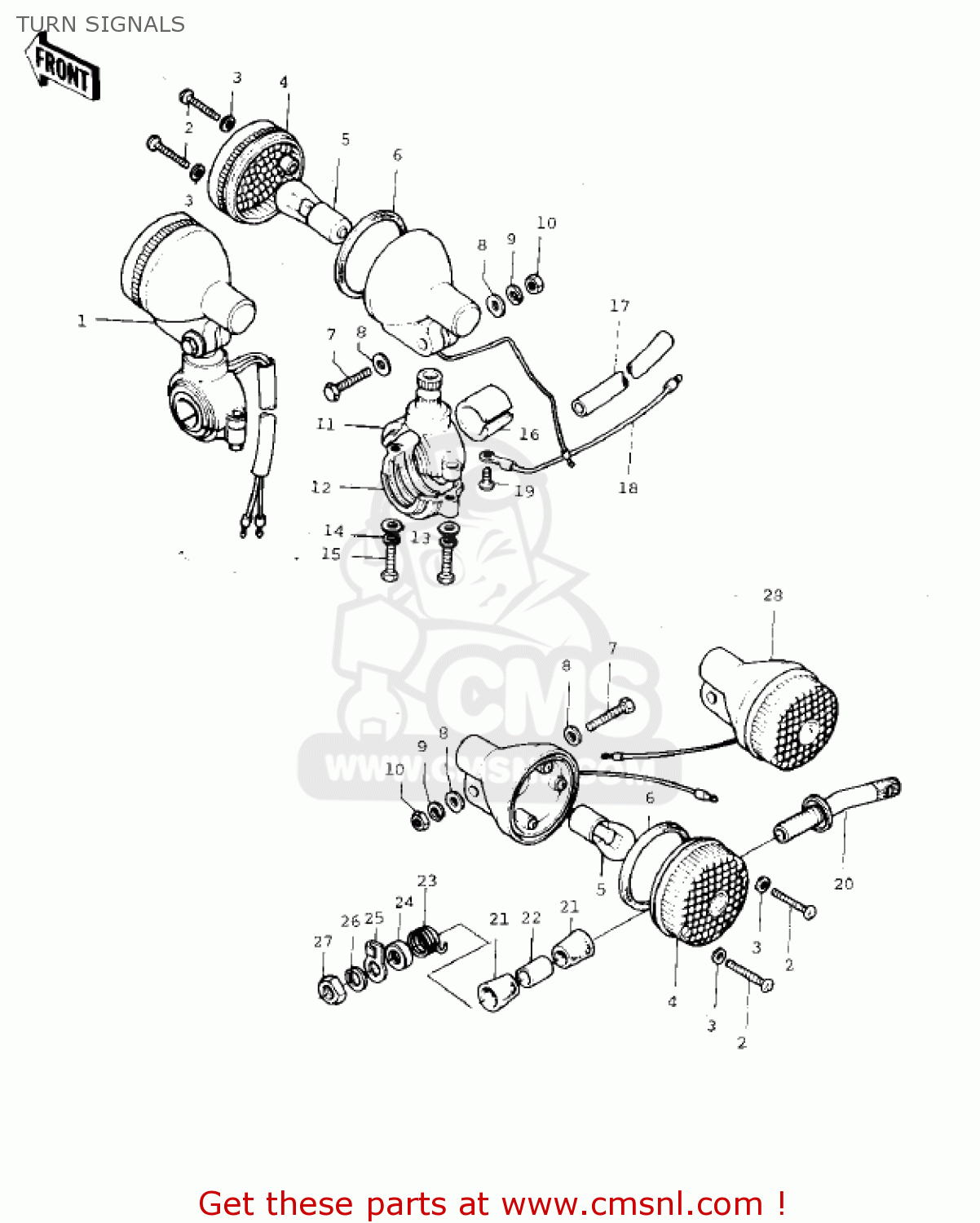 TURN SIGNALS F7 1971 USA