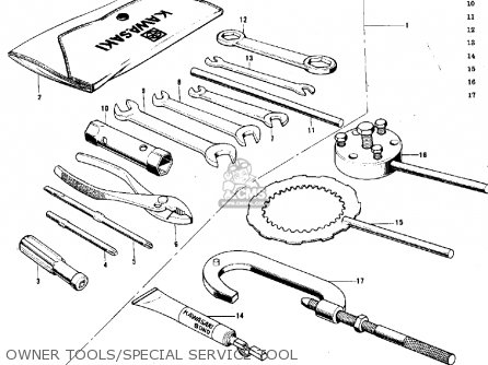 OWNER TOOLS/SPECIAL SERVICE TOOL - F7 1971 USA