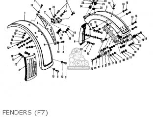FENDERS (F7) - F7A 1972 USA