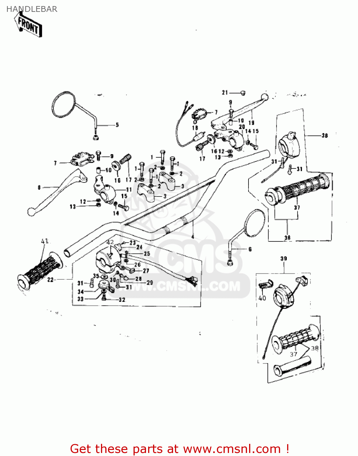 HANDLEBAR F7B 1973 USA