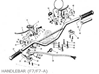 HANDLEBAR (F7/F7-A) - F7B 1973 USA
