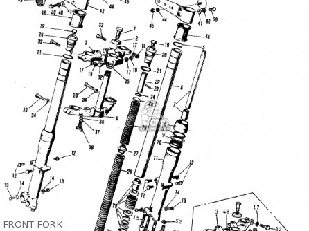 FRONT FORK - F7B 1973 USA