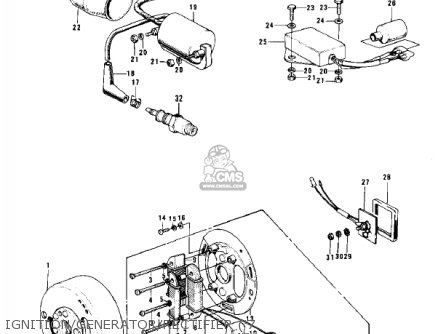 IGNITION/GENERATOR/RECTIFIER ('7 - F7B 1973 USA