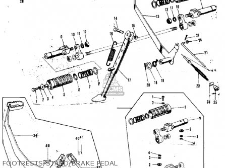 Kawasaki F7C 1974 USA Parts Lists And Schematics