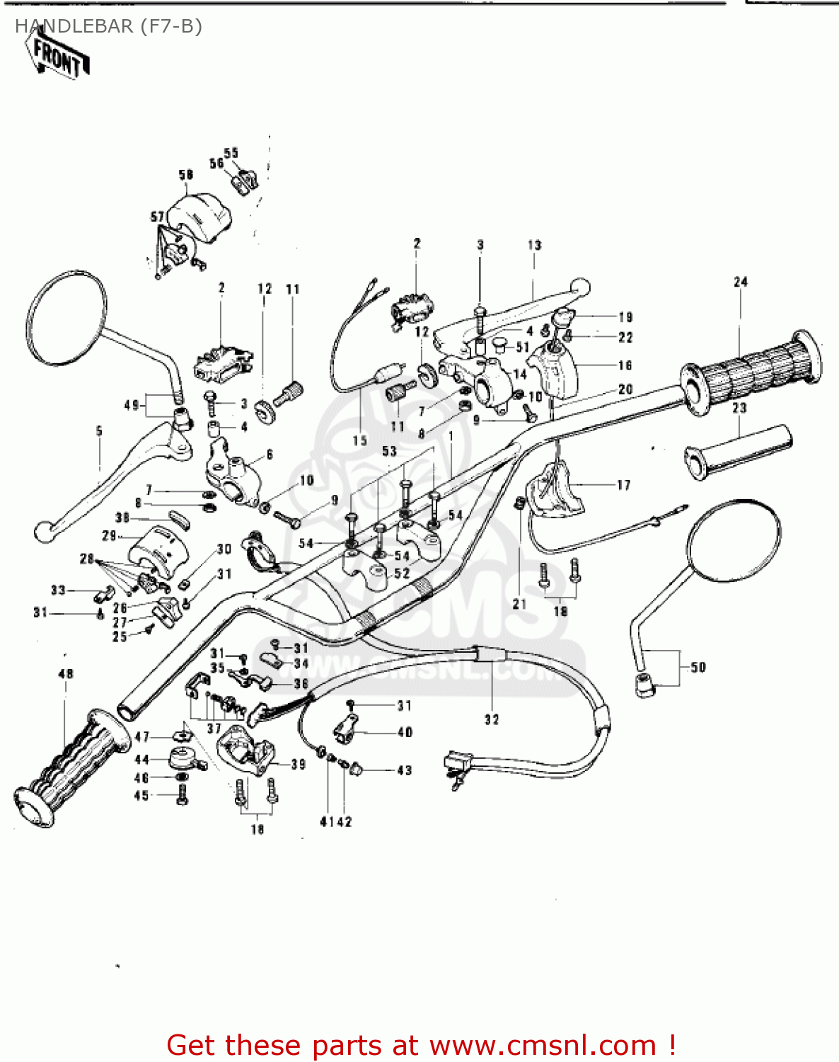 HANDLEBAR (F7-B) F7D 1975 USA