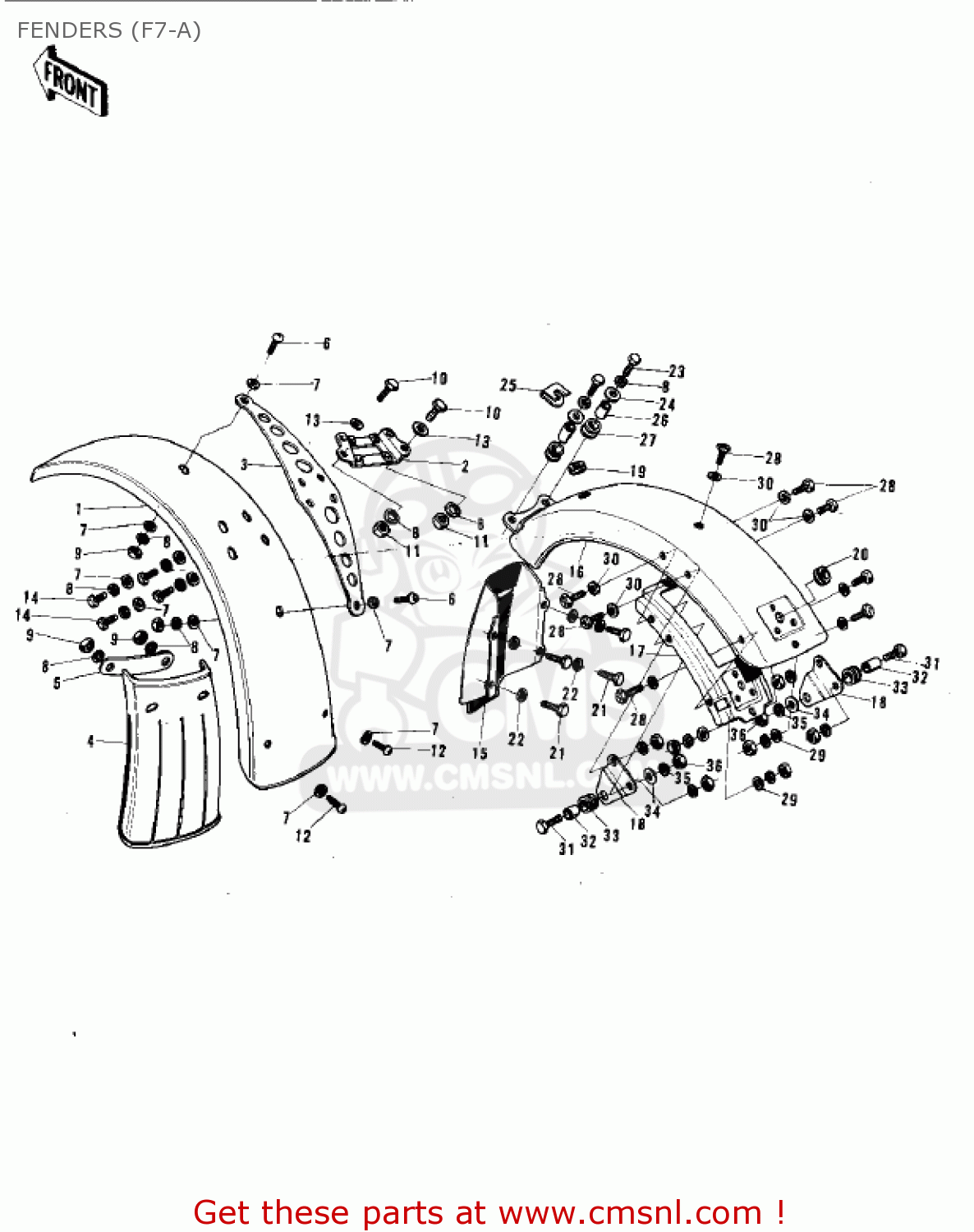 FENDERS (F7-A) F7D 1975 USA