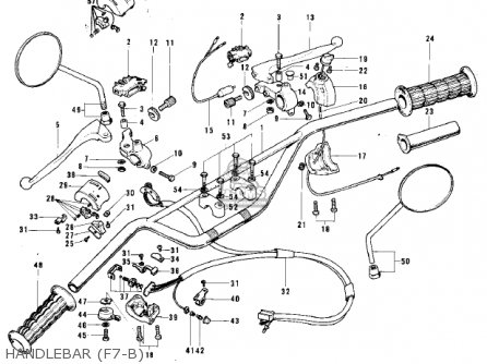 HANDLEBAR (F7-B) - F7D 1975 USA